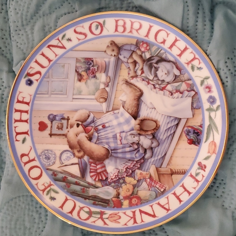 Royal Doulton Teddy Bear collector plate